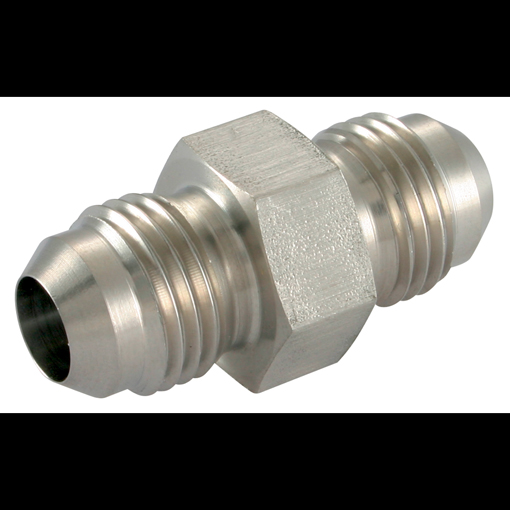 Stainless Steel, Male Stud Coupling, UNF x UNF, 3/4''16 Male x Male