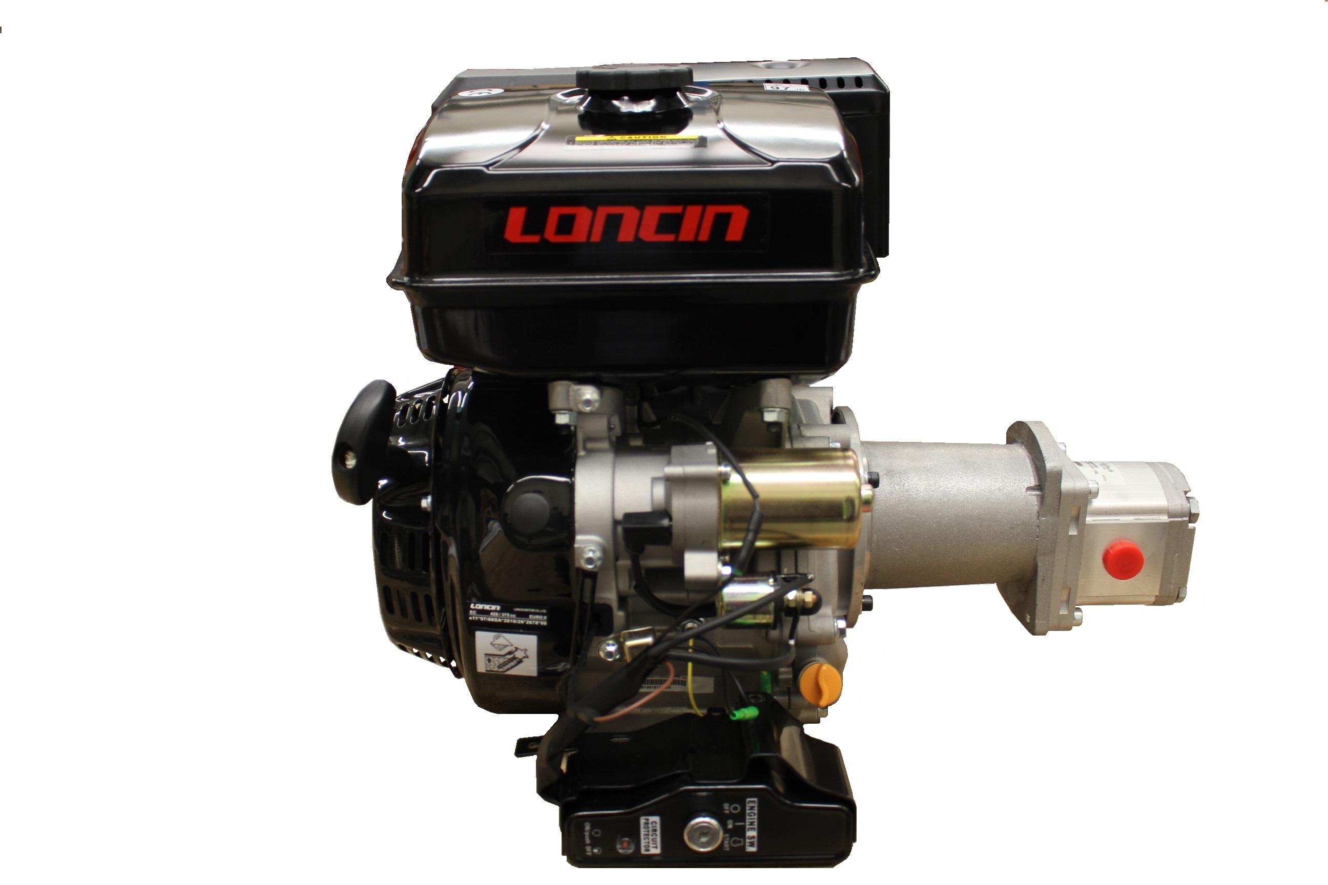 Loncin 15HP G420FQ Engine, 89.1 L/Min at 3000 PSI, with 2 Stage Pump