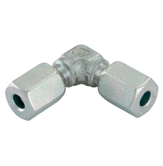 Hydraulic Tube To Tube Elbow, Equal Elbow, 4mm x 4mm, ELD