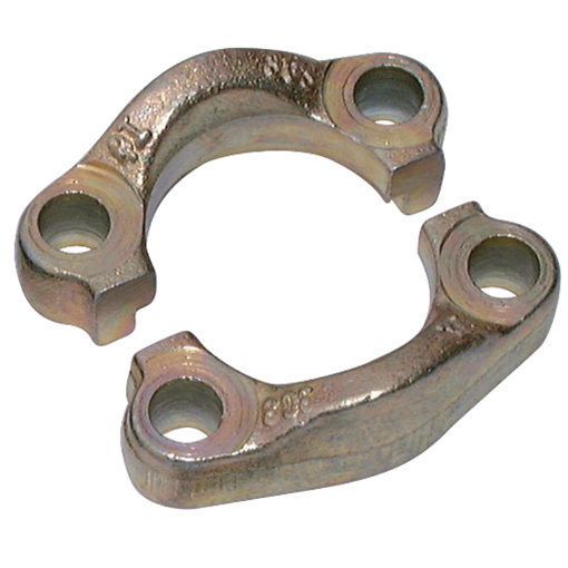 Split Flange Half, 3000 psi, 1/2" Flange Size, Bolt Type Metric: M8 x 25, Bolt Type UNC: 5/16" x 1.1/4
