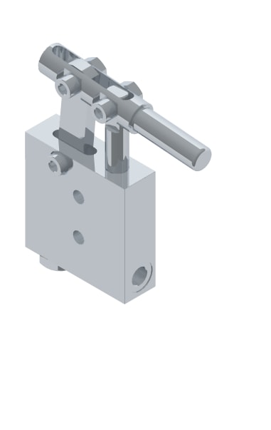 GL Single Stroke for Single Acting Cylinder without Release Hand Knob with Actioning Lever GL Single Stroke for Single Acting Cylinder without Release Hand Knob with Actioning Lever