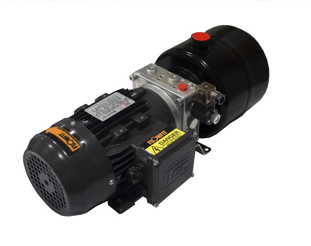 Flowfit Hydraulic AC Power unit, 110v, Single phase, Single Acting Circuit, 0.55Kw, 1.08L/min Flowfit Hydraulic AC Power unit, 110v, Single phase, Single Acting Circuit, 0.55Kw, 1.08L/min