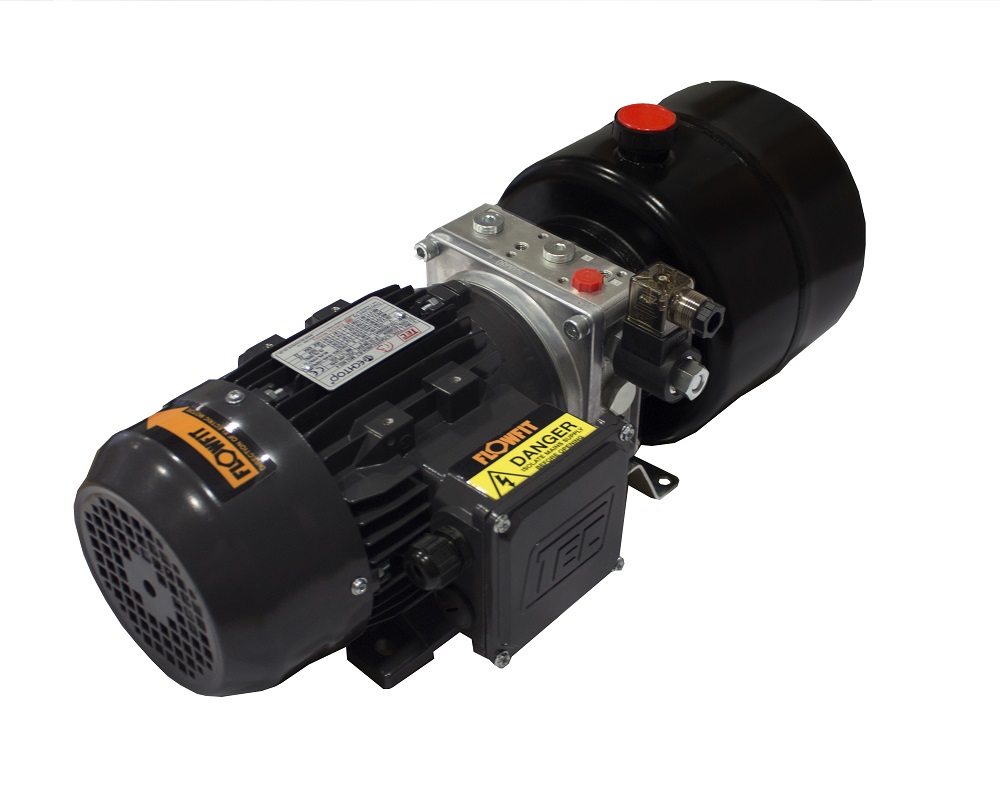 Flowfit Hydraulic AC Power unit, 110v, Single phase, Single Acting Circuit, 0.55Kw, 1.08L/min