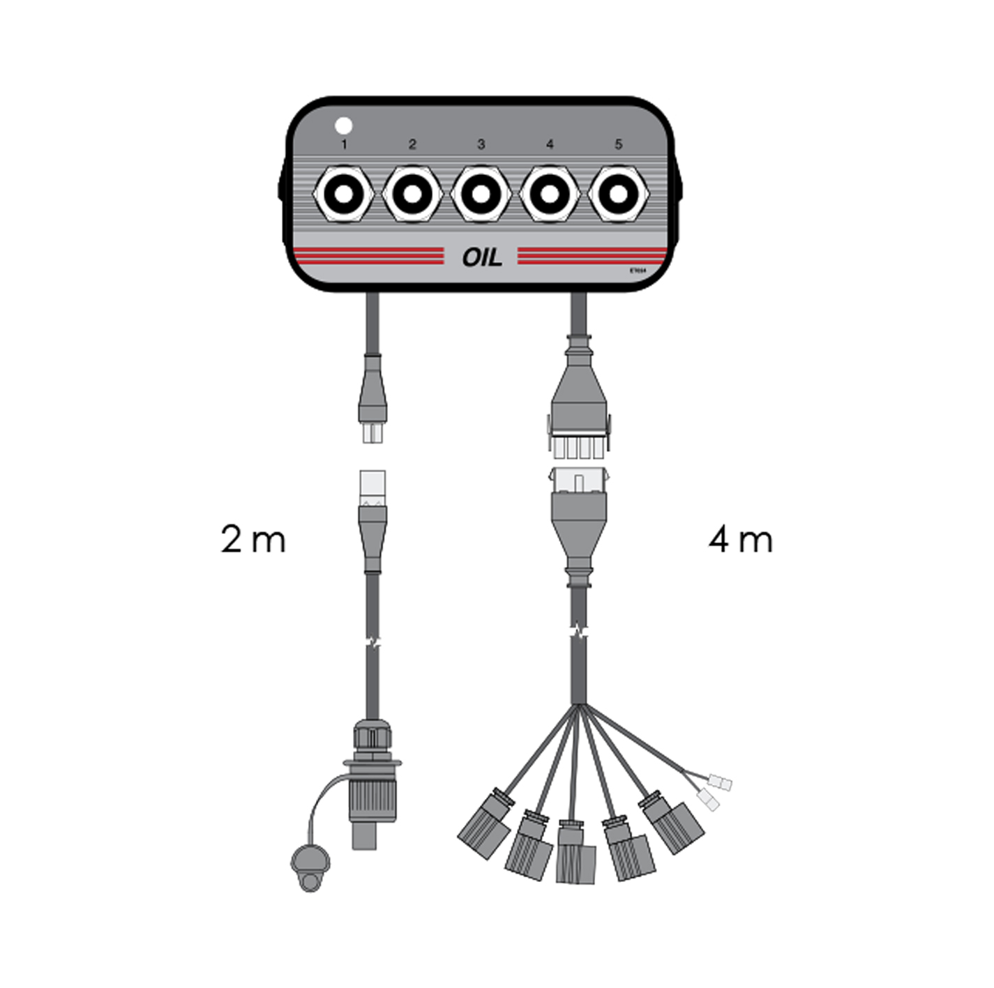 2 Switch Control Box Only for Electrohydraulic Manifolds, Wiring Included, 2 X D/SOL, 1 X Unloader