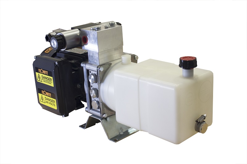 Flowfit Hydraulic AC Power unit, 110v, Single phase, Double Acting Circuit, 0.55Kw, 1.08L/min PT Flowfit Hydraulic AC Power unit, 110v, Single phase, Double Acting Circuit, 0.55Kw, 1.08L/min PT