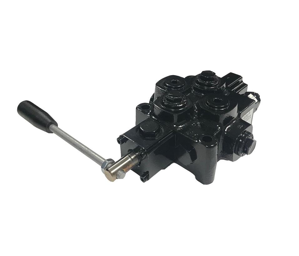 Walvoil 1 Bank, 3/4 BSP, 120 l/min Rotary Operated Lever Hydraulic Monoblock Valve Walvoil 1 Bank, 3/4 BSP, 120 l/min Rotary Operated Lever Hydraulic Monoblock Valve