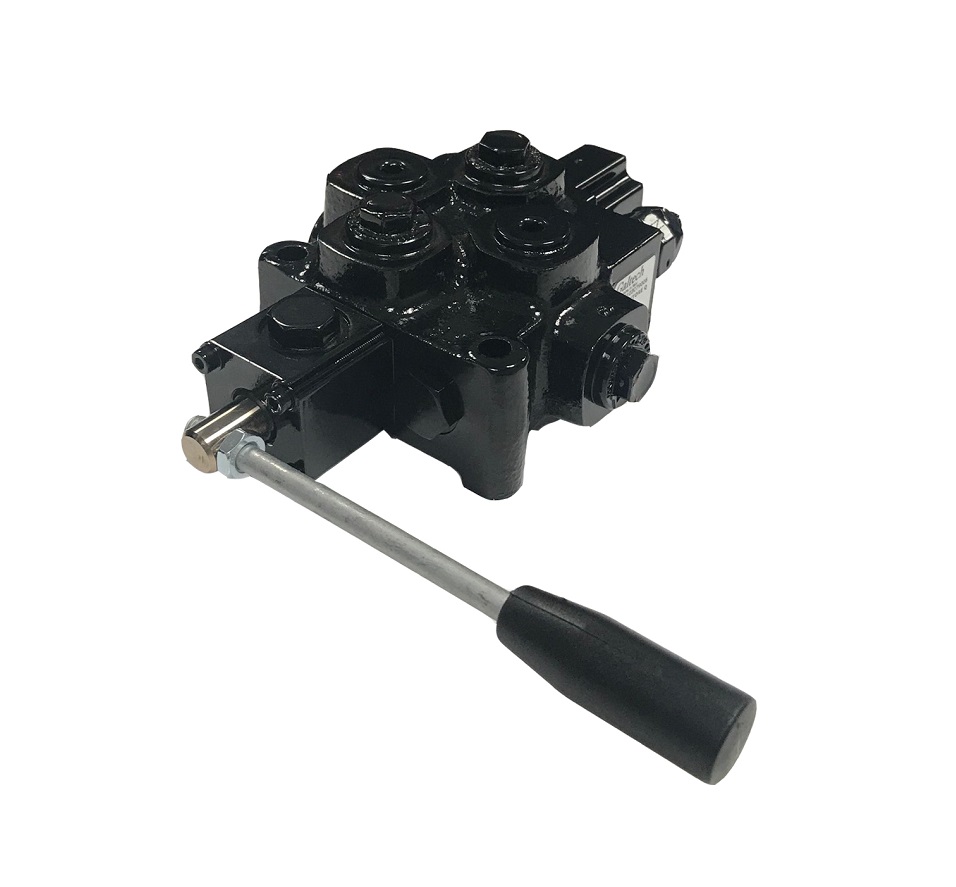 Walvoil 1 Bank, 3/4 BSP, 120 l/min Rotary Operated Lever Hydraulic Monoblock Valve Walvoil 1 Bank, 3/4 BSP, 120 l/min Rotary Operated Lever Hydraulic Monoblock Valve