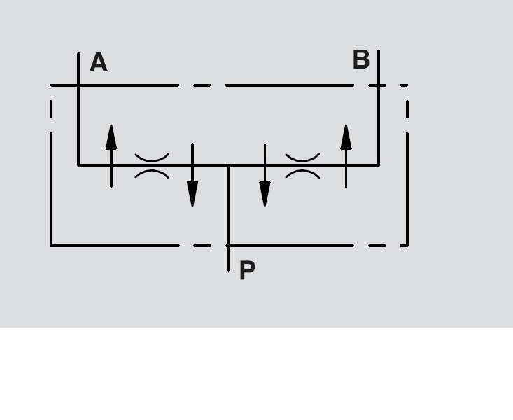 Hydraulic 2 Way Flow Divider, V-EQ 8 1-3 L/min