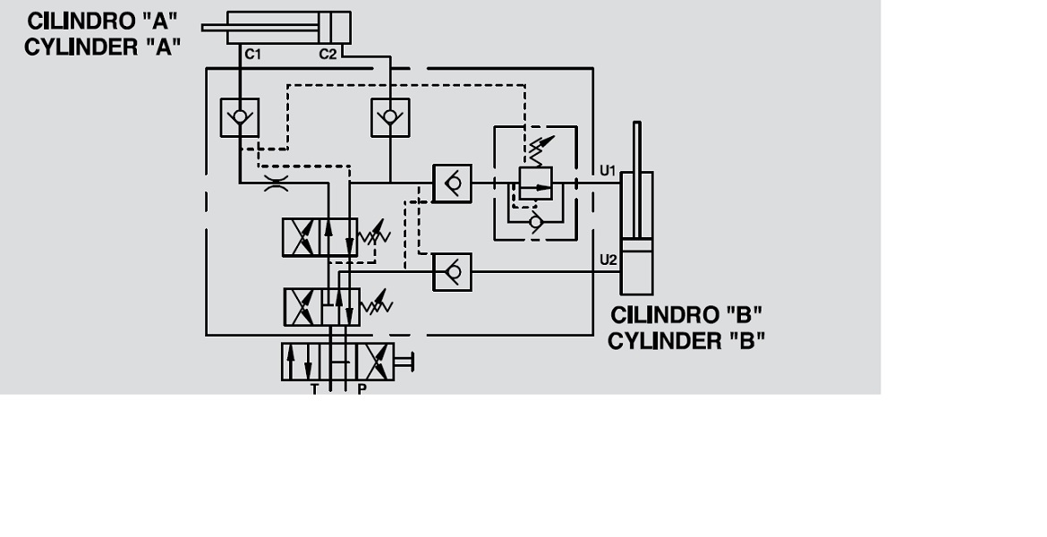 Hydraulic Double Acting Plough Overturning Valve 3/8" With Alignment For On Land Ploughs (Patent 2013), VRAP 80/90 SV FS