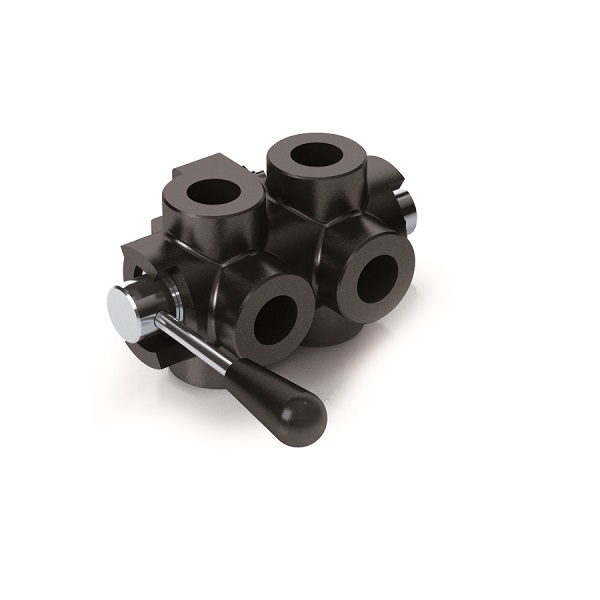 Hydraulic 6 Way, 3/8" BSP, Open Centre, Diverter Valve, DF 6 VIE