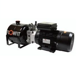 UP100 415V AC 50HZ 3 Phase Single Acting Solenoid Operated Hydraulic Power unit, 1.68 L/min, 5L Tank