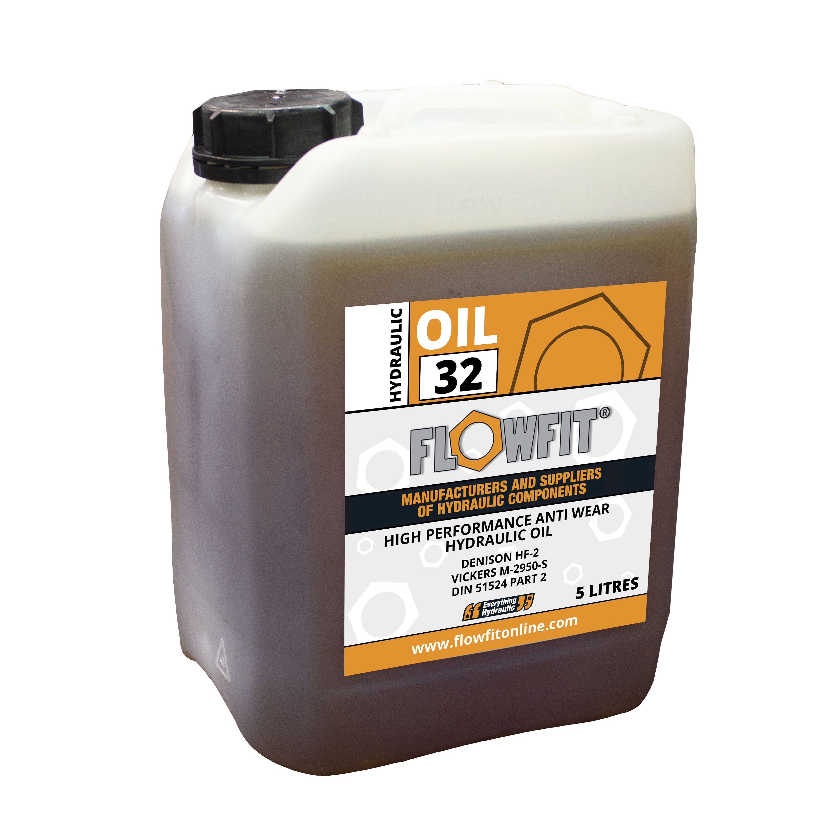 Flowfit Hydraulic Oil, ISO 32, 15 Litre Hydraulic Oil Hydraulic Oil