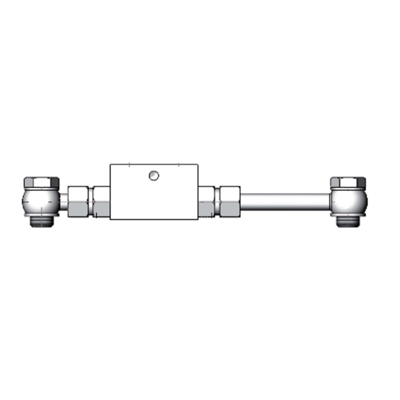 Hydraulic Double Pilot Operated Check Valve Kit for Double Acting Cylinder 50/150 12L