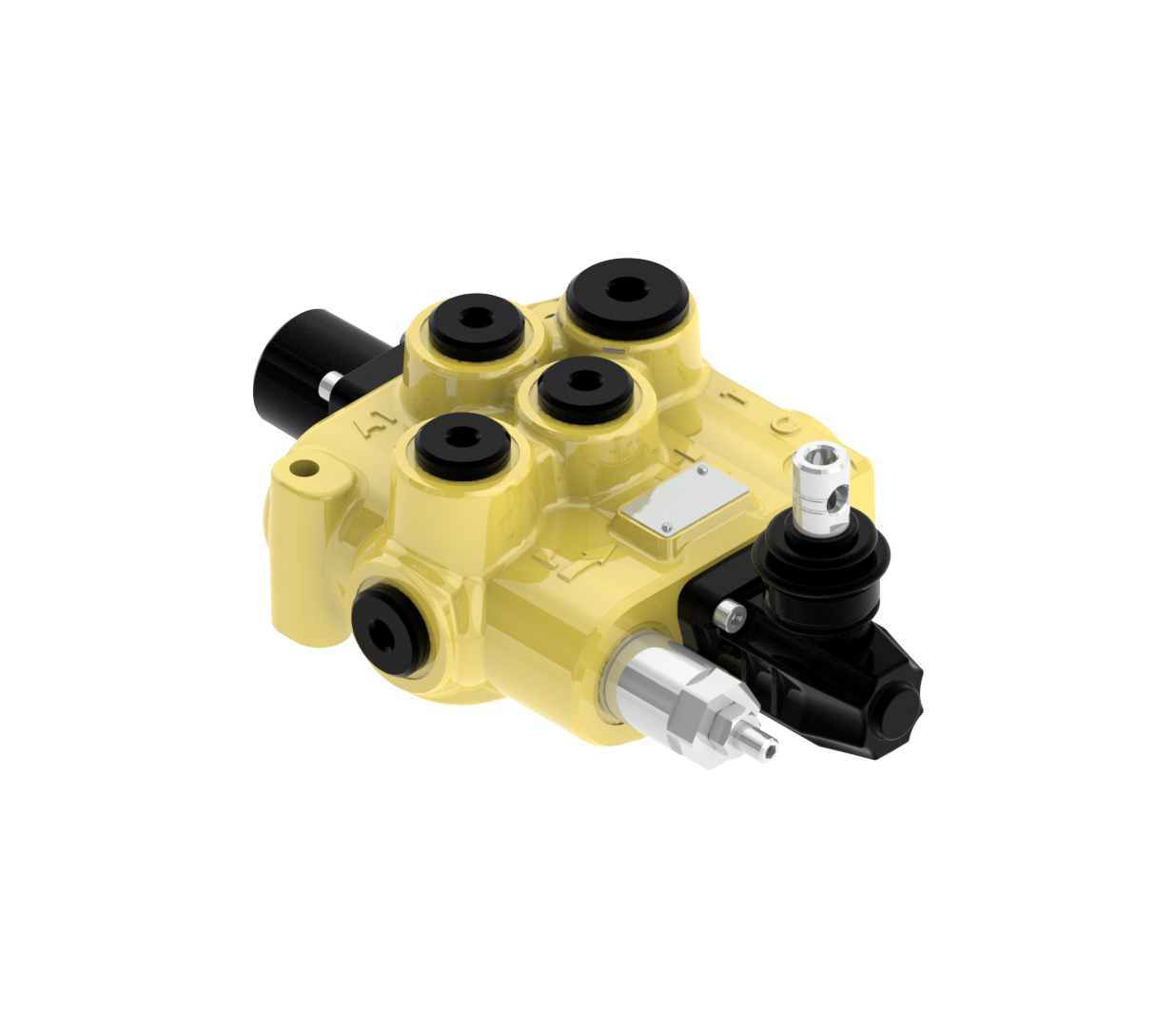 Flowfit 1 Bank Monoblock Valve, 1/2 BSP, 90 L/Min Double Acting Cylinder Spool 3 Positions