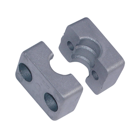 Series A Light Duty Clamp Halves, Single Aluminium, Outside Diameter