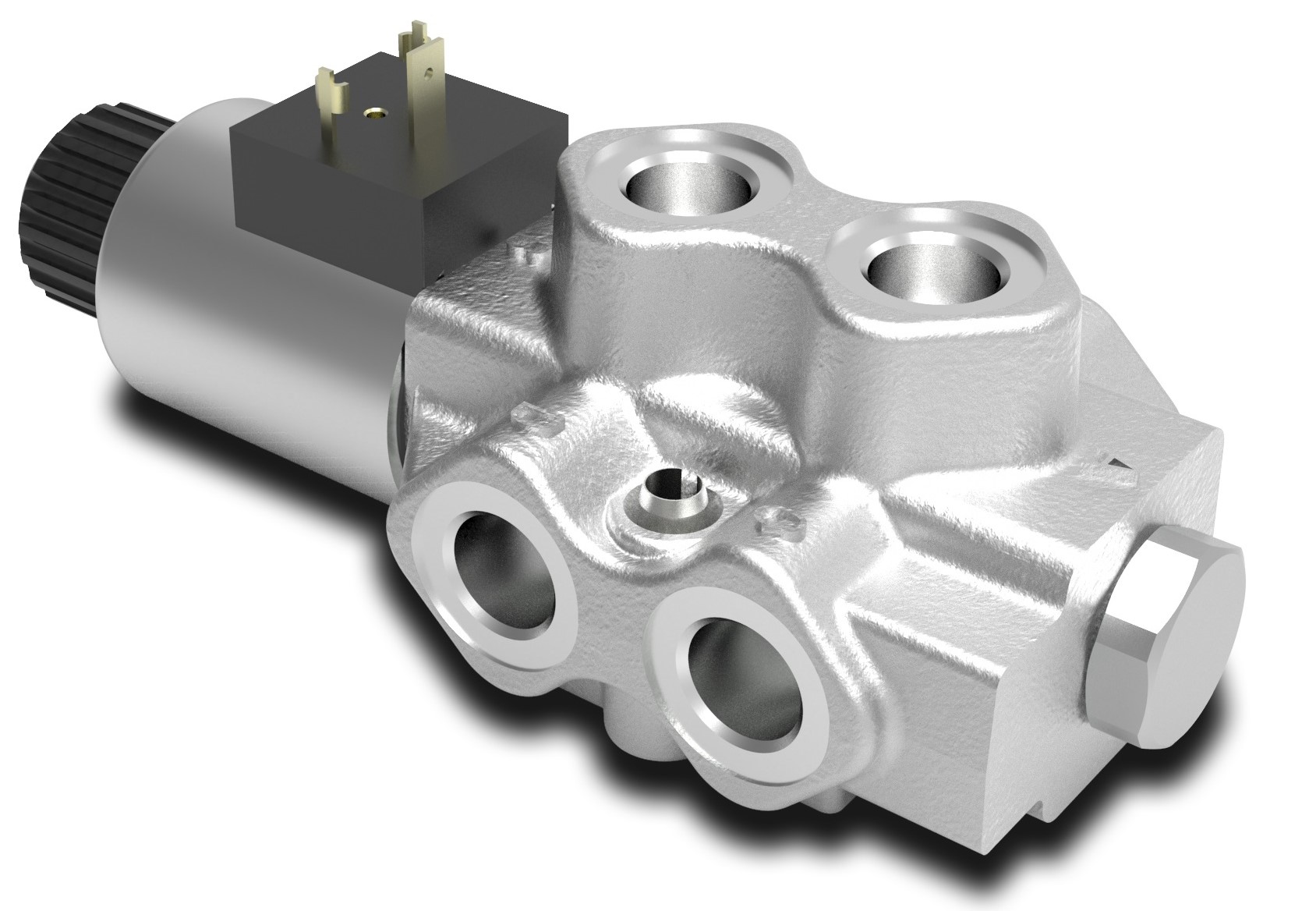 Walvoil 6 Way Solenoid Diverter, 3/8" BSP 12V DC