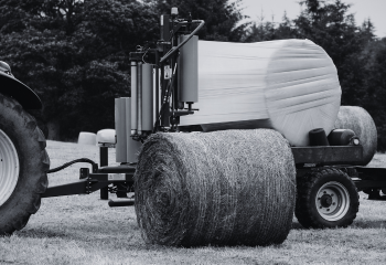 Freeing Up Your Tractor with a Dedicated Bale Wrapper Power Unit