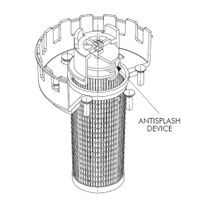 FB250D2C10000 Filler/Air Breather 6 hole 3Micron c/w replaceable cellulose element and Screw on Cover