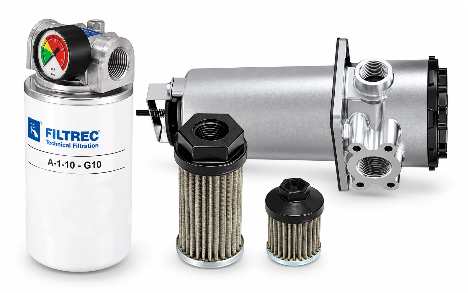 Hydraulic suction filter