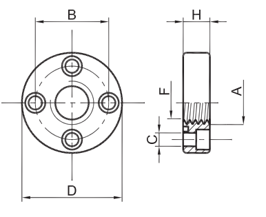 TOR-MEC Straight Connector Flange Elbow RF 35 1/2