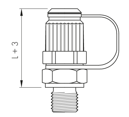 Threaded Check Coupling 1/8 BSP Green Test Point Adaptor