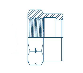 M10 x 1.5mm Pitch Crimp Nut Hydraulic Adaptor