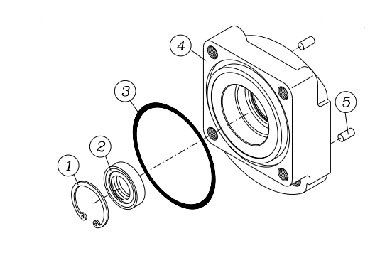 Flange Kit 2SP Perkins
