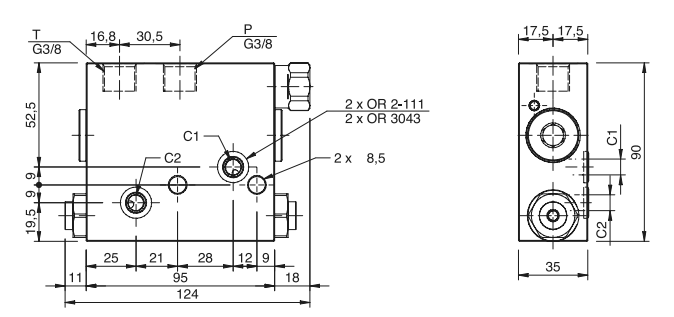 Hydraulic Flangeable Single Acting Plough Overturning Valve