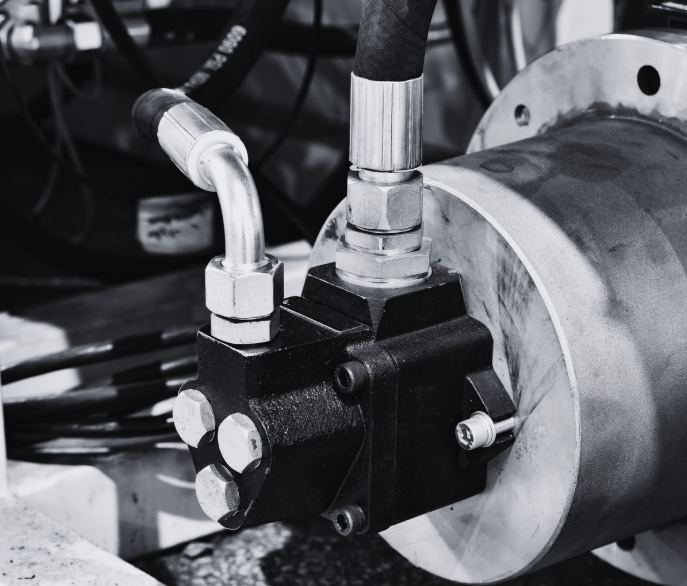 Hydraulic Adaptor Connected to Gear Pump