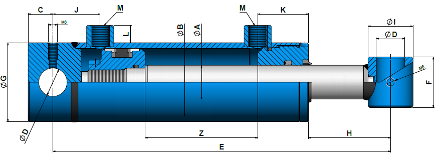 DOUBLE ACTING STANDARD CYLINDERS
