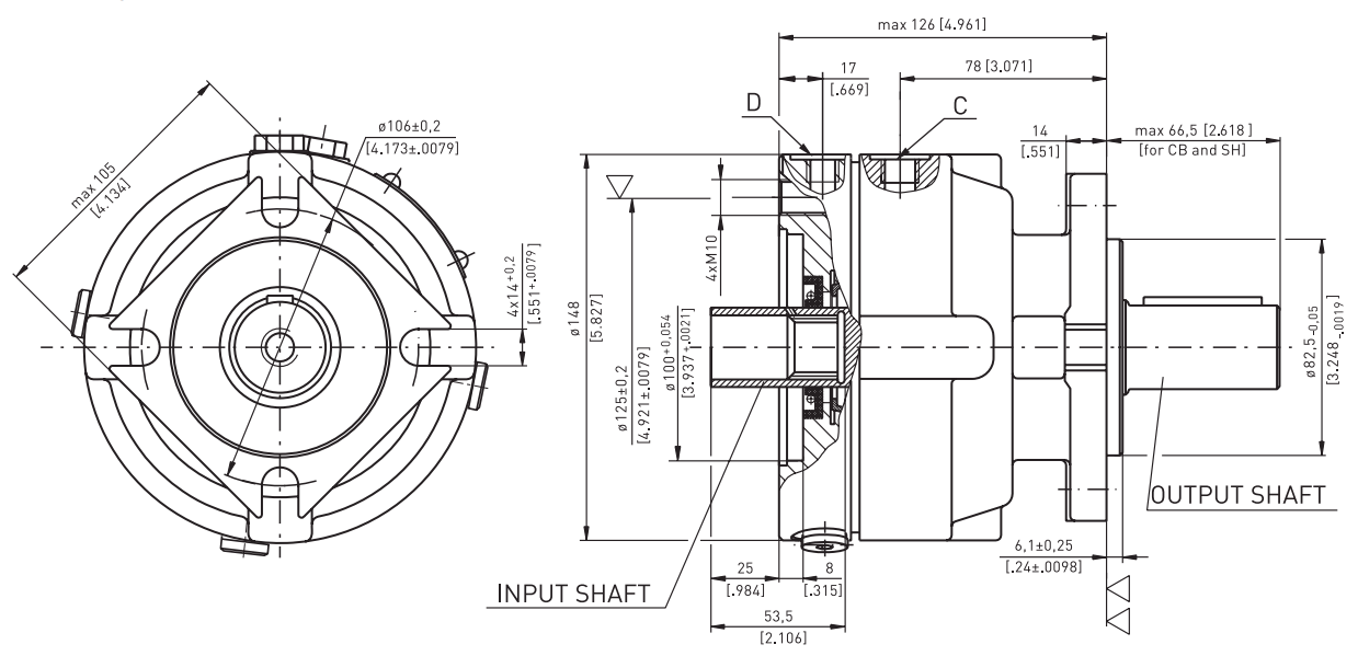 ELB Brake for EPMSS Short Motor, 32mm Shaft