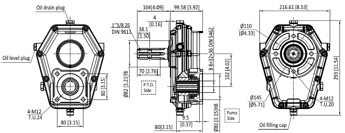 KMT720 DIMENSIONS