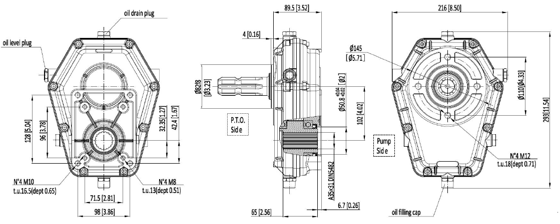 KM700 DIMENSIONS