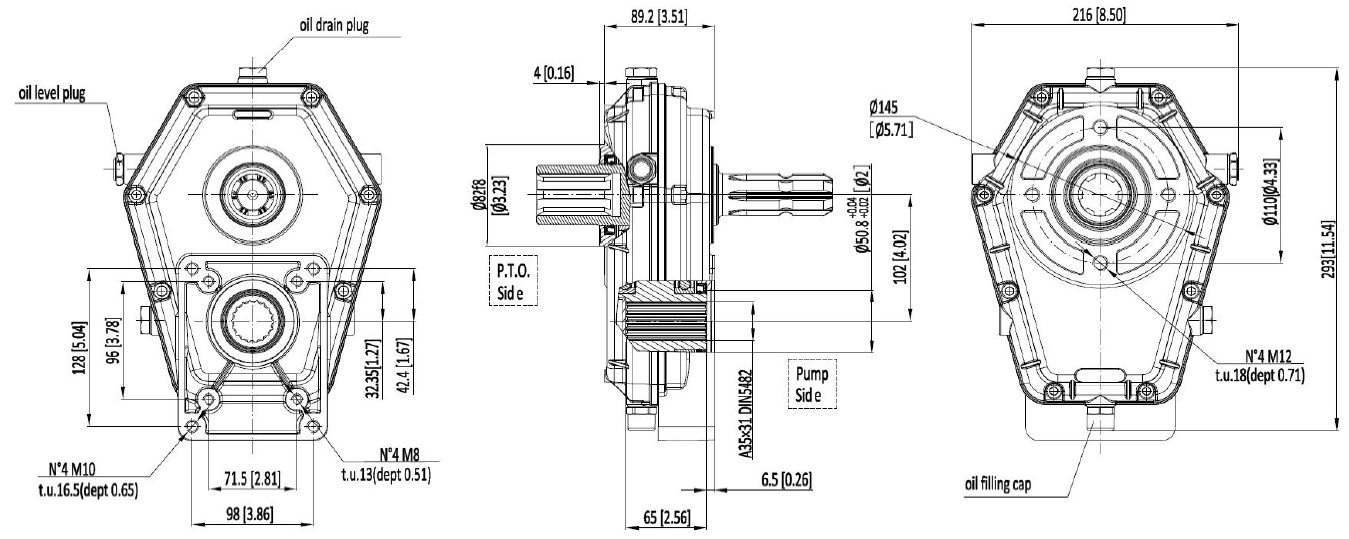 KM710 DIMENSIONS