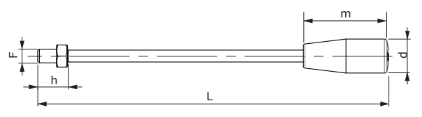 Walvoil Hand Lever Dimensions Diagram