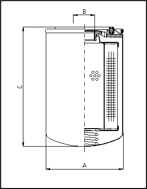 Filtrec A110C10 Spin-On Cartridge