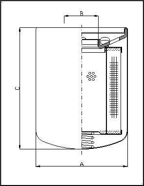 SEPARATION TECHNOLOGIES ST2831 FILTREC REPLACEMENT A152G10 ALTERNATIVE SPIN ON CARTRIDGE SEPARATION TECHNOLOGIES ST2831 FILTREC REPLACEMENT A152G10 ALTERNATIVE SPIN ON CARTRIDGE