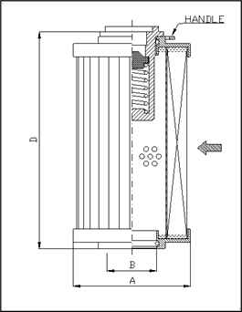 Filtrec R150C25B Filter Element