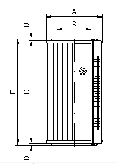 Filtrec RVR11800E20B Filter Element