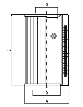 Filtrec RVR1140B100B/2 Filter Element