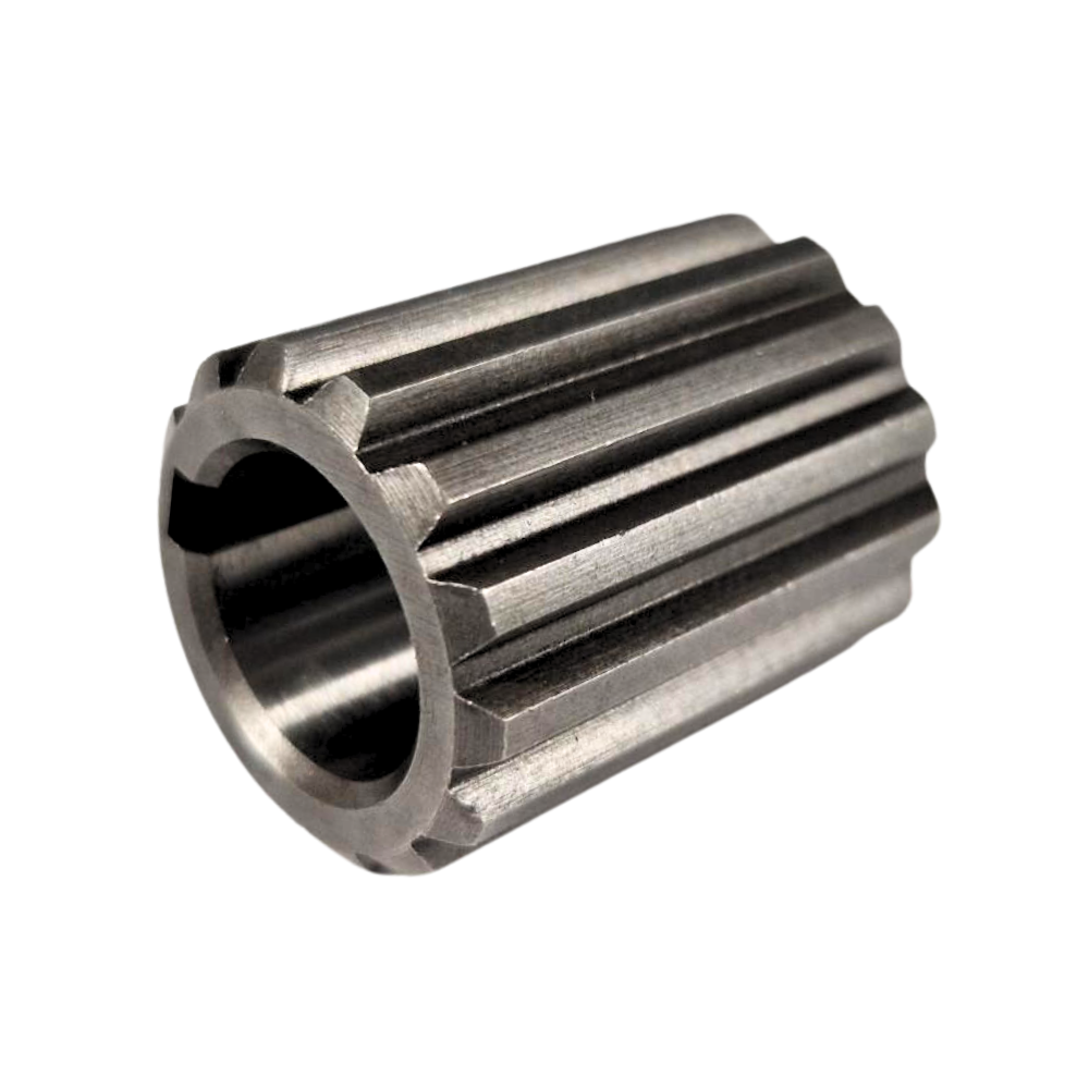 14 Tooth Splined Coupling, Cylindrical Bore Pump Connection For Group 2 Pump, 4mm Keyway