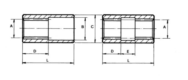 23 Teeth Splined Half Coupling, Pump Connection For Group 4, 48 X 44 DIN 5482