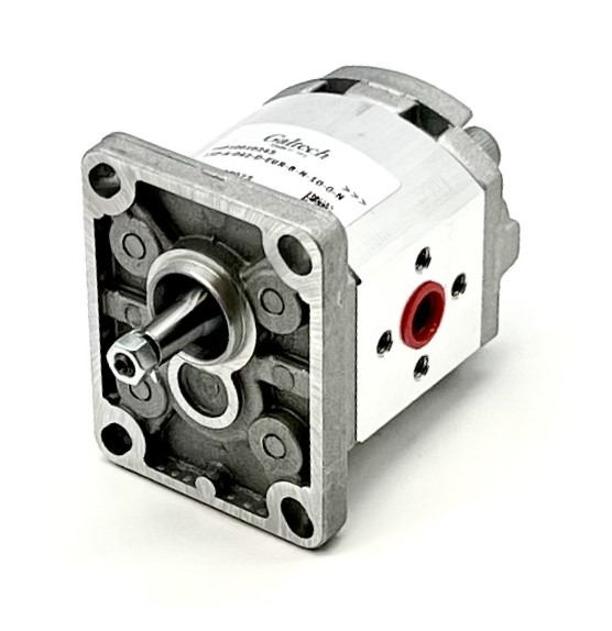 Galtech Hydraulic Gear Pump, Gp1, 0.89CC, Clockwise, Flange Ports 26x26, EU 4Bolt 1/8 Taper