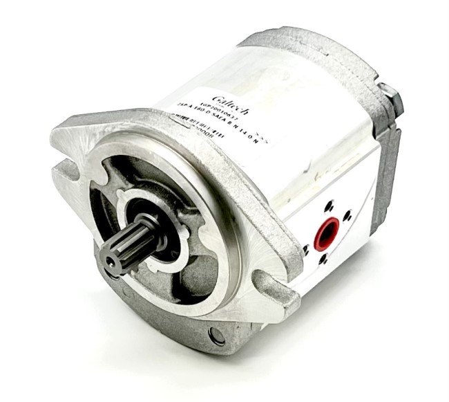 Galtech Hydraulic Gear Pump, Gp2, 4.0CC, Clockwise, 30mm Inlet & 30mm Outlet Flanged Ports, SAEA 2Bolt 9th Spline