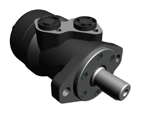 Vincke Hydraulic Motor 252.6 cc/rev 25mm Parallel Keyed Shaft 2 Hole Mount High Pressure Seal