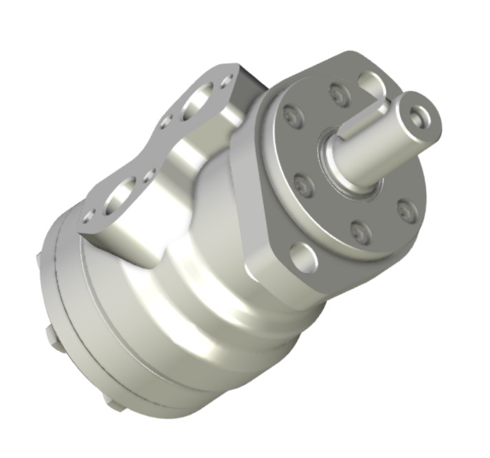 M+S Hydraulic Motor, 50 cc/rev, 25mm straight keyed shaft, 2 bolt mount. with high pressure shaft seal M+S Hydraulic Motor, 50 cc/rev, 25mm straight keyed shaft, 2 bolt mount. with high pressure shaft seal