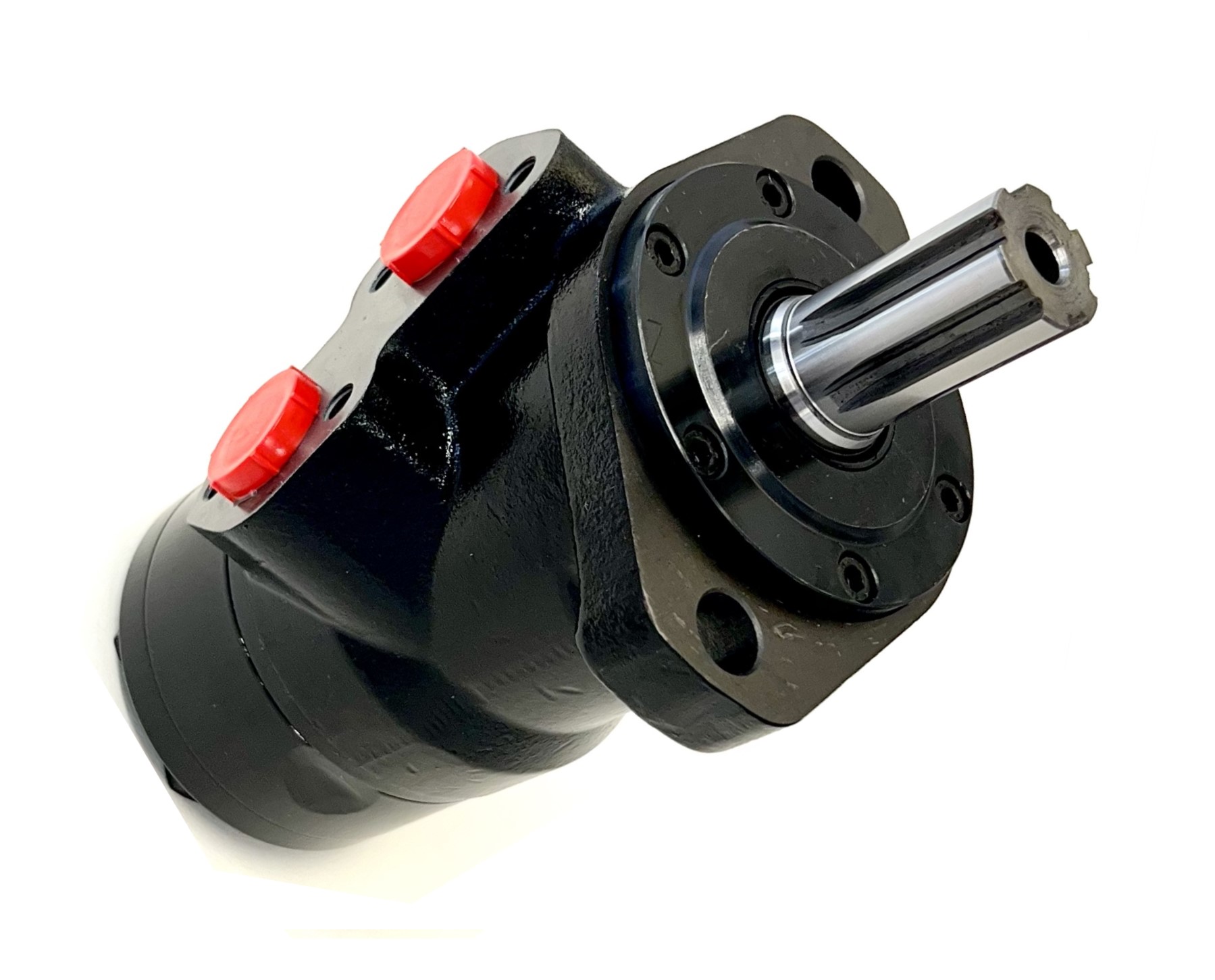 Flowfit Hydraulic Motor 51,2 cc/rev SAE 1 inch 6B Splined Shaft, 2 Hole Mount, High Pressure Seal