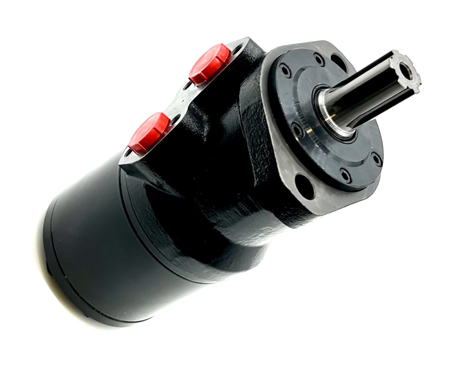 Flowfit Hydraulic Motor 51.7 cc/rev SAE 1 inch 6B Splined Shaft, 2 Hole Mount, High Pressure Seal