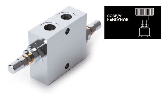 Hydraulic Dual Cross Line Relief Valve, VAU 1/2", 10-180 Bar,Handknob Hydraulic Dual Cross Line Relief Valve, VAU 1/2", 10-180 Bar,Handknob