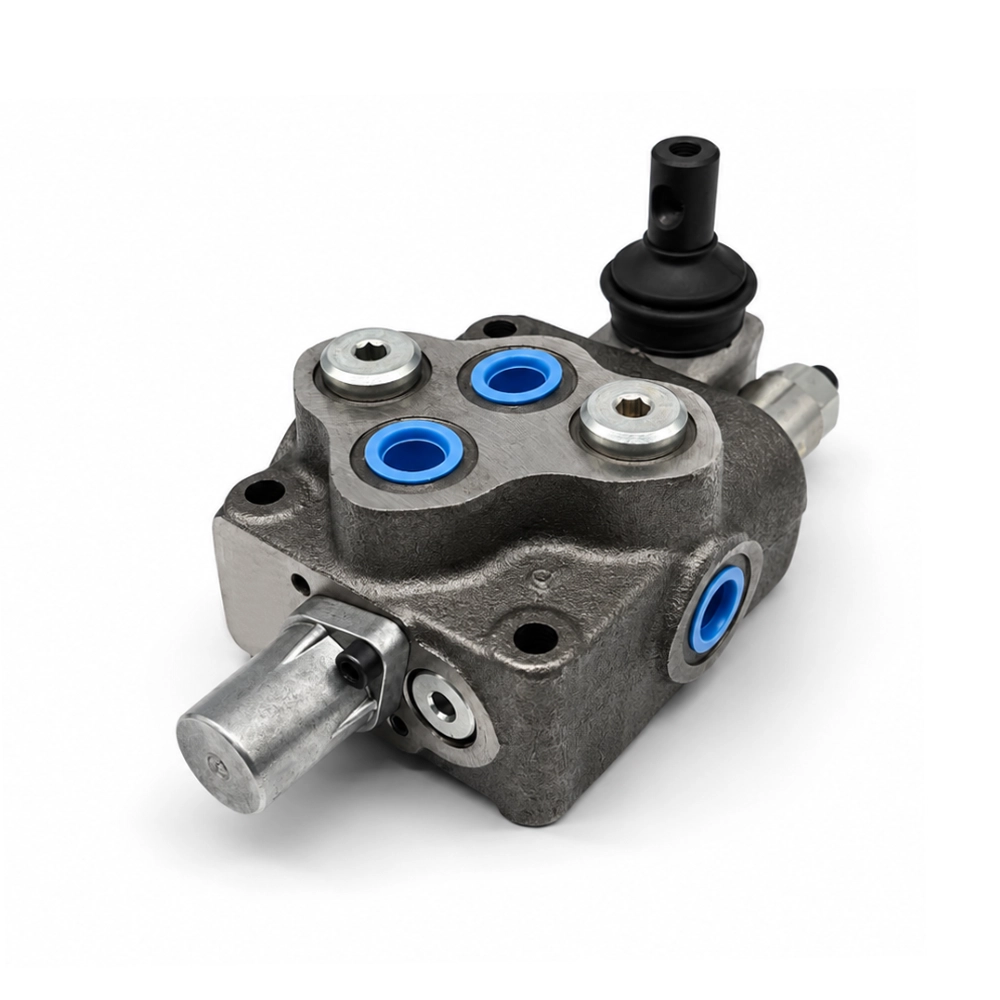 Walvoil SD5 1 Bank 3/8" BSP 45 L/min Double Acting Spring Return Valve, No High Pressure Carry Over